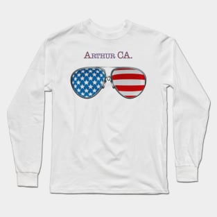 USA GLASSES CHESTER ARTHUR Long Sleeve T-Shirt